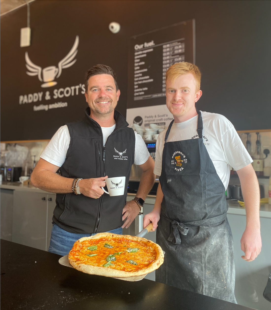 Paddy & Scott’s throw a life-line to Doughboi’s founder Myles, to revive his pizza business