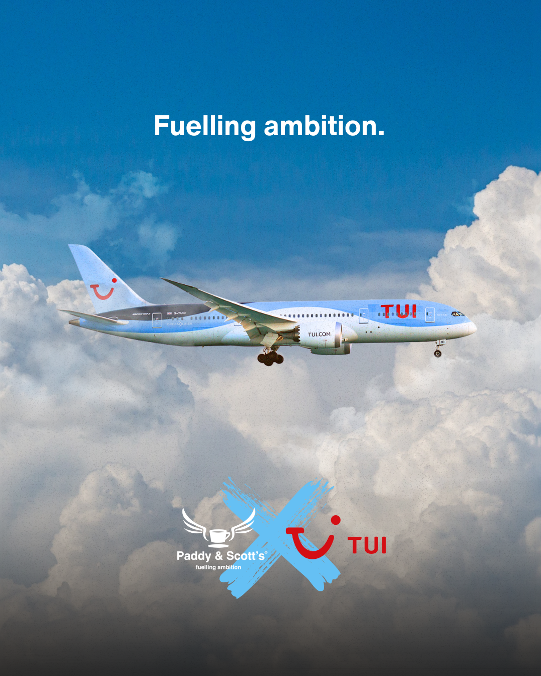 Sky’s the limit for coffee brand Paddy & Scott’s as they join forces with TUI!