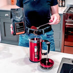 Paddy & Scott's Chit Chat Ground Coffee Being Put Into A Cafetiere