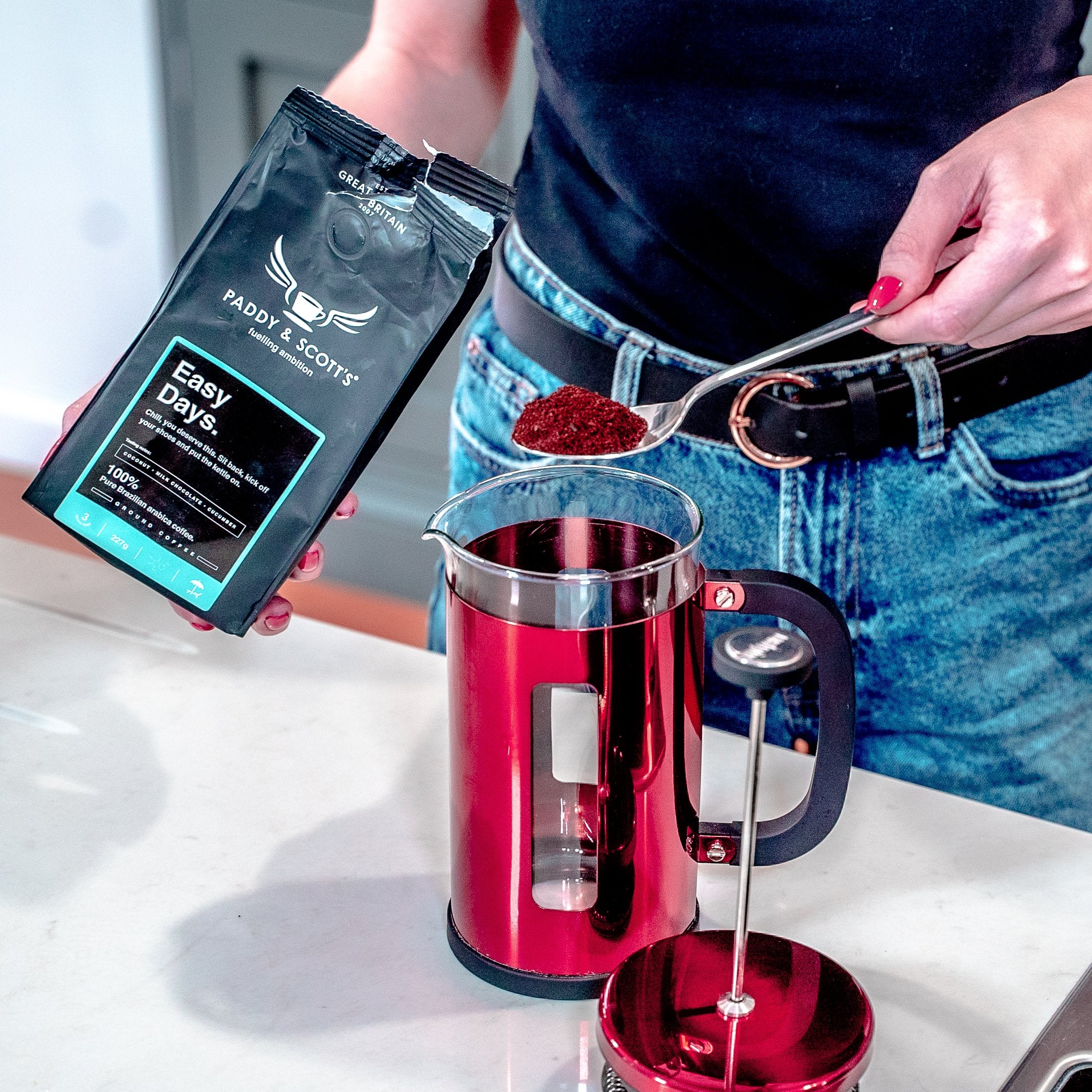 Paddy & Scott's Easy Days Ground Coffee Put Into Cafetiere